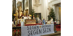 Aussendung der Sternsinger im Hohen Dom zu Fulda (Foto: Karl-Franz Thiede)